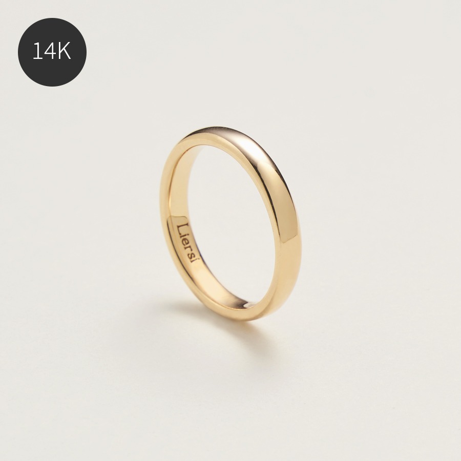 14k Dome 3mm Engage Ring