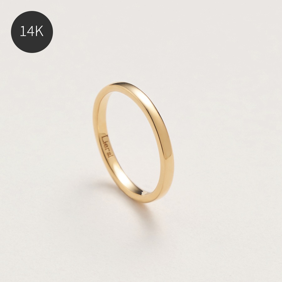 14k Dome 2mm Engage Ring