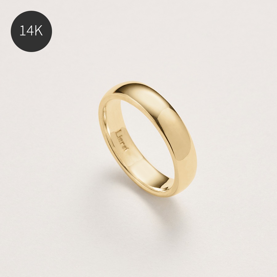 14k Dome 5mm Engage Ring