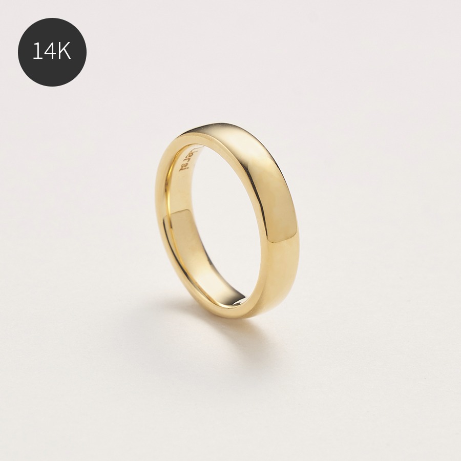 14k Dome 4mm Engage Ring